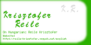 krisztofer reile business card